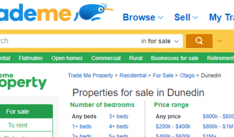 Trade Me website