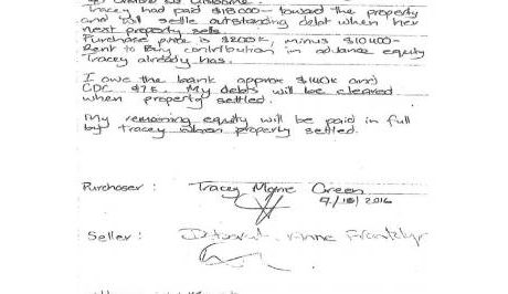 forged agreement