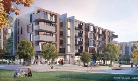 An artist's impression of the 350-home joint KiwiBuild