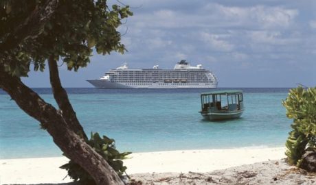 The World is the largest privately-owned residential cruise ship at sea