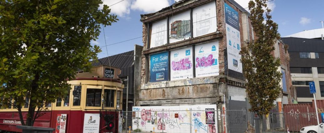 derelict building