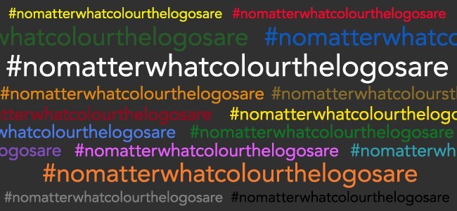 #NoMatterWhatColourTheLogosAre
