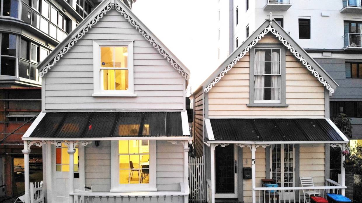 Tiny kauri cottage