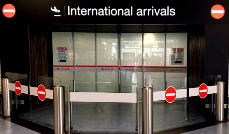 International arrivals