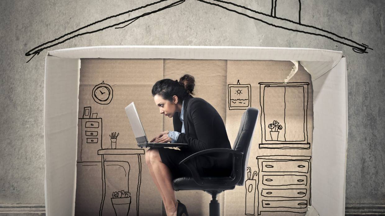 working from home