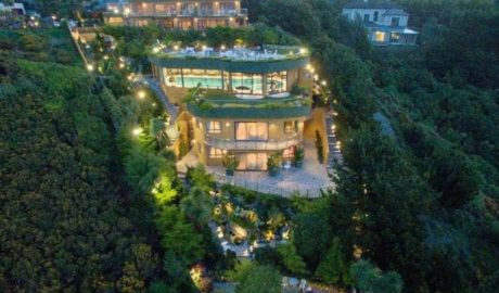 waterfall house