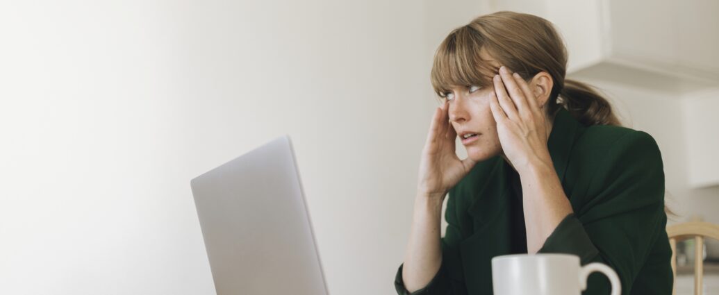 Stressed woman