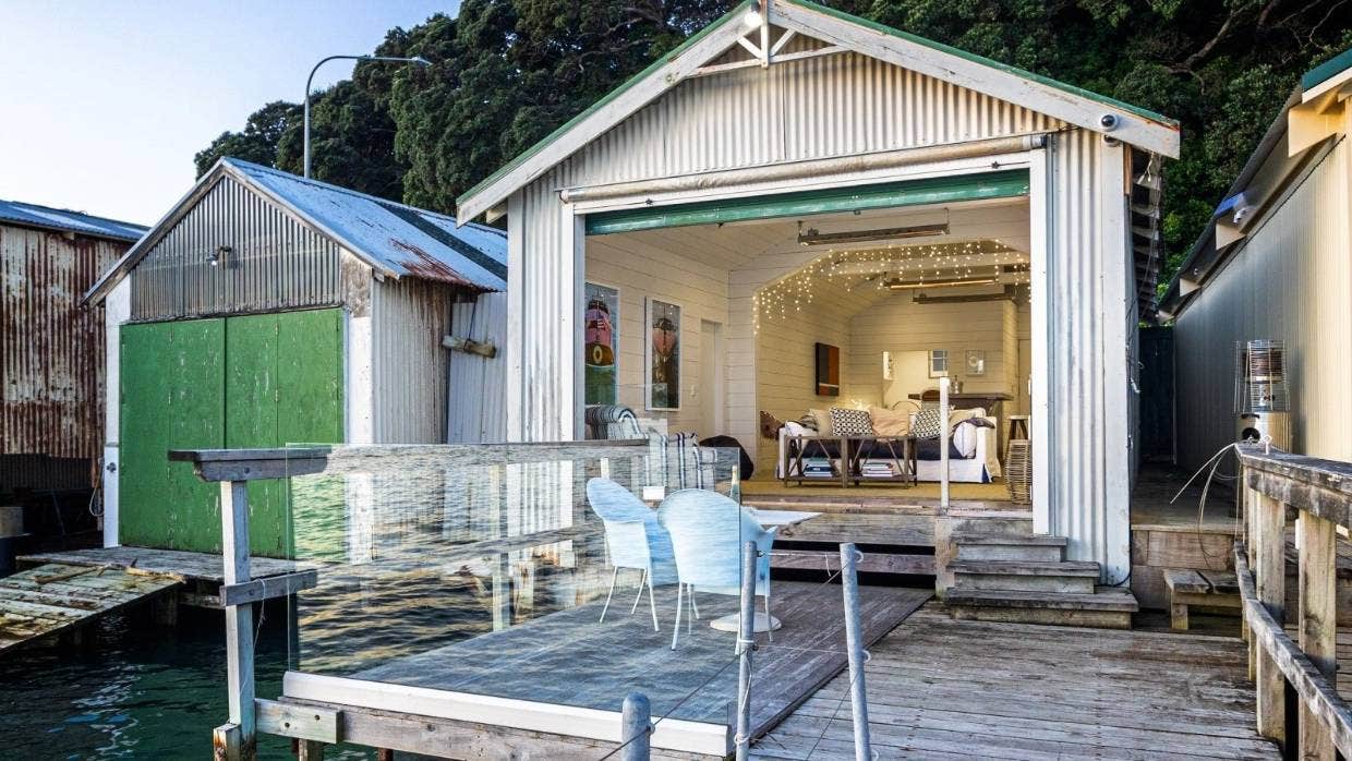 Auckland boatshed