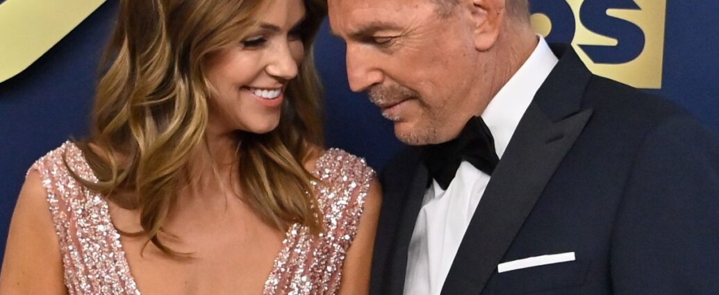 Kevin Costner and the estranged wife Christine Baumgartner