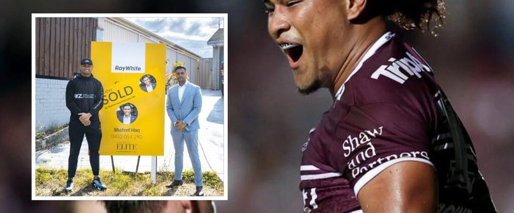NRL star Haumole Olakau'atu surprises parents with their first home.