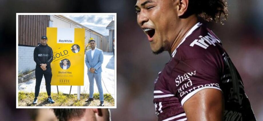 NRL star Haumole Olakau'atu surprises parents with their first home.