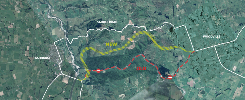 Te Ahu and Turanga: Manawatū Turanga Highway map