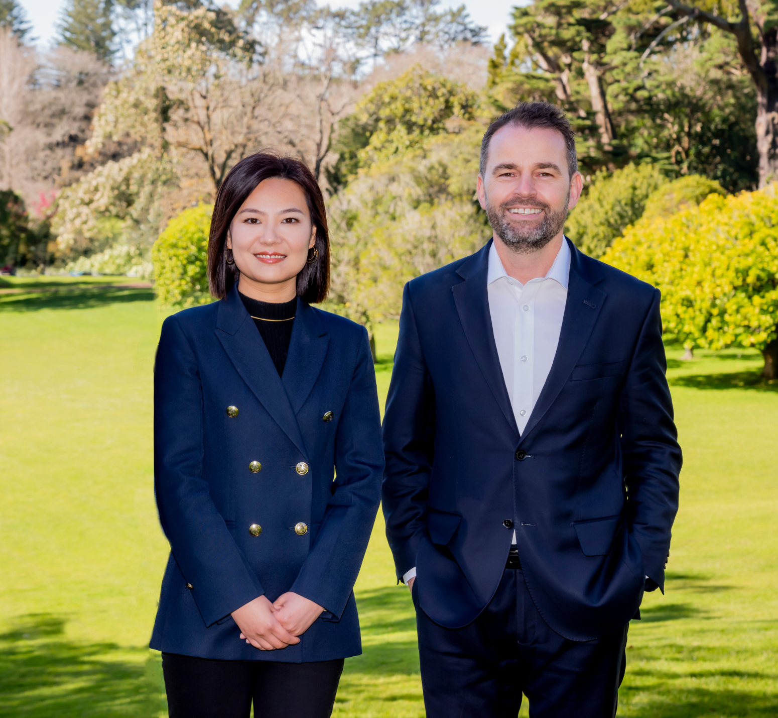Local Ray White real estate experts May Ma and Daniel Horrobin
