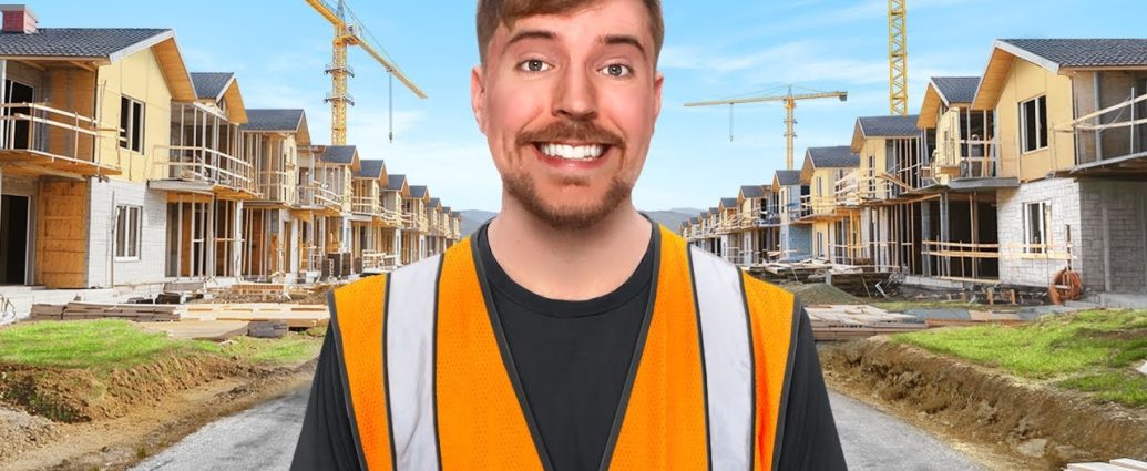 Mr Beast - Builds a town