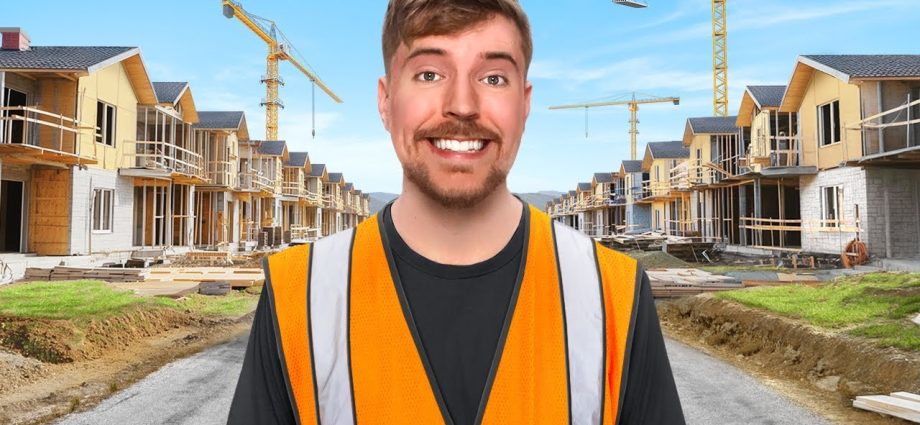 Mr Beast - Builds a town