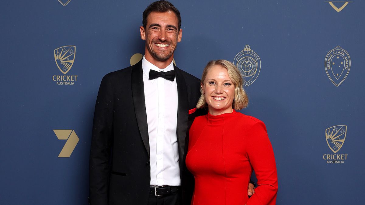 Alyssa Healy and Mitchell Starc