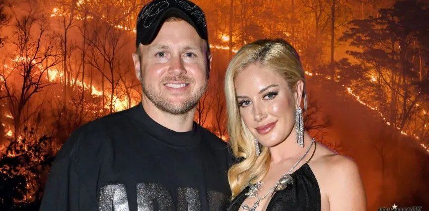 Spencer Pratt, left, and Heidi Montag