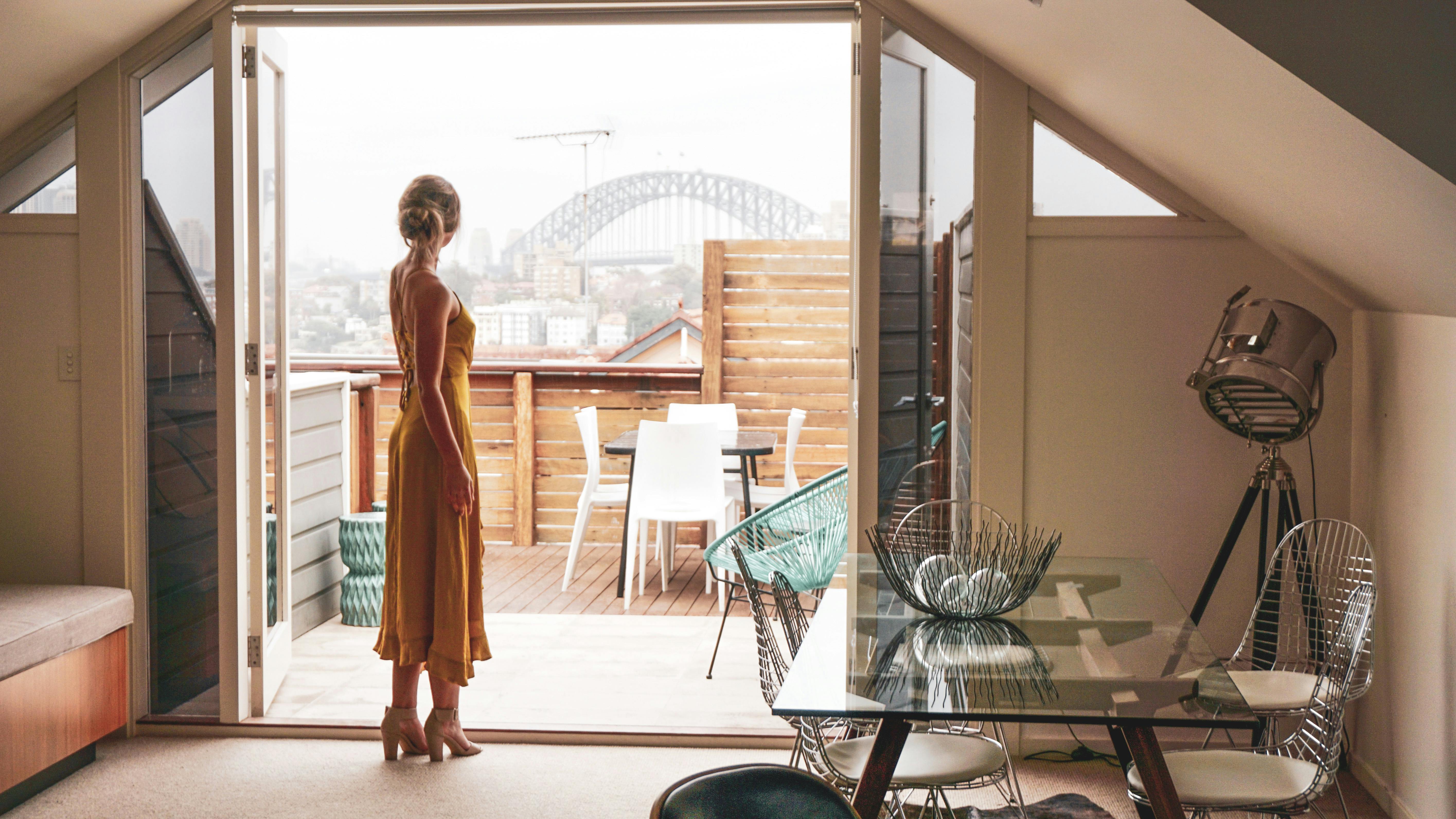 Photo by Kate Branch: https://www.pexels.com/photo/fashion-woman-model-standing-on-open-door-to-terrace-8826809/