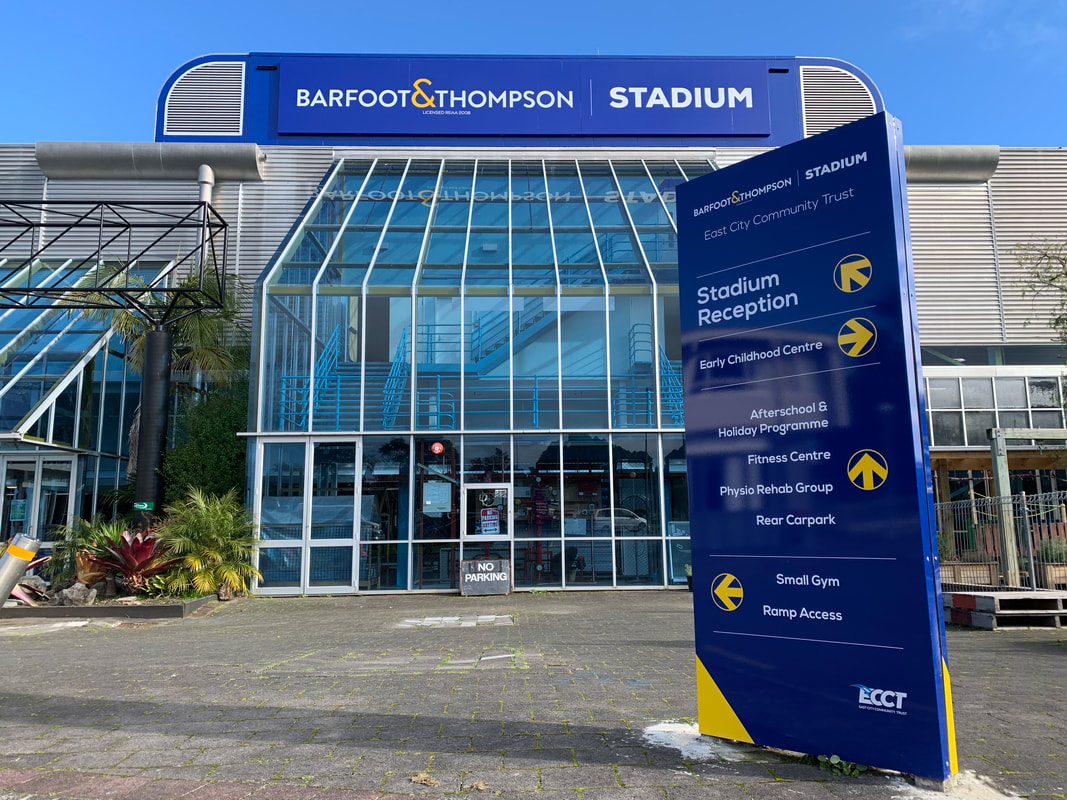 The Barfoot and Thompson stadium in Kohimarama