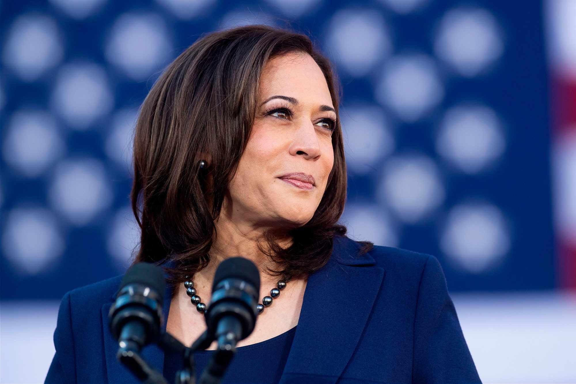 Former US Vice President Kamala Harris