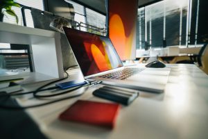 Photo by Jakub Zerdzicki: https://www.pexels.com/photo/modern-office-workspace-with-laptop-and-external-drives-29238152/