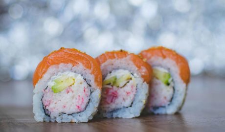 Photo by Valeria Boltneva: https://www.pexels.com/photo/close-up-photo-of-three-sushi-1148086/