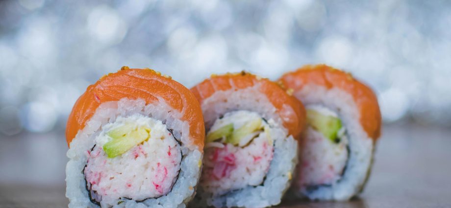 Photo by Valeria Boltneva: https://www.pexels.com/photo/close-up-photo-of-three-sushi-1148086/
