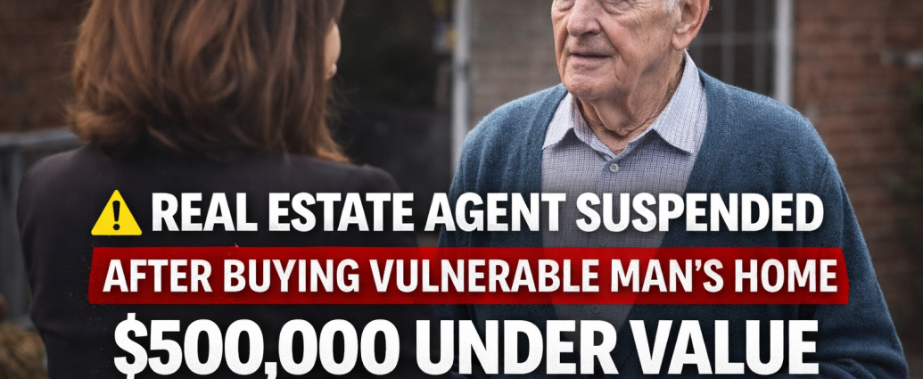real estate agent suspended
