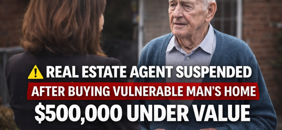 real estate agent suspended