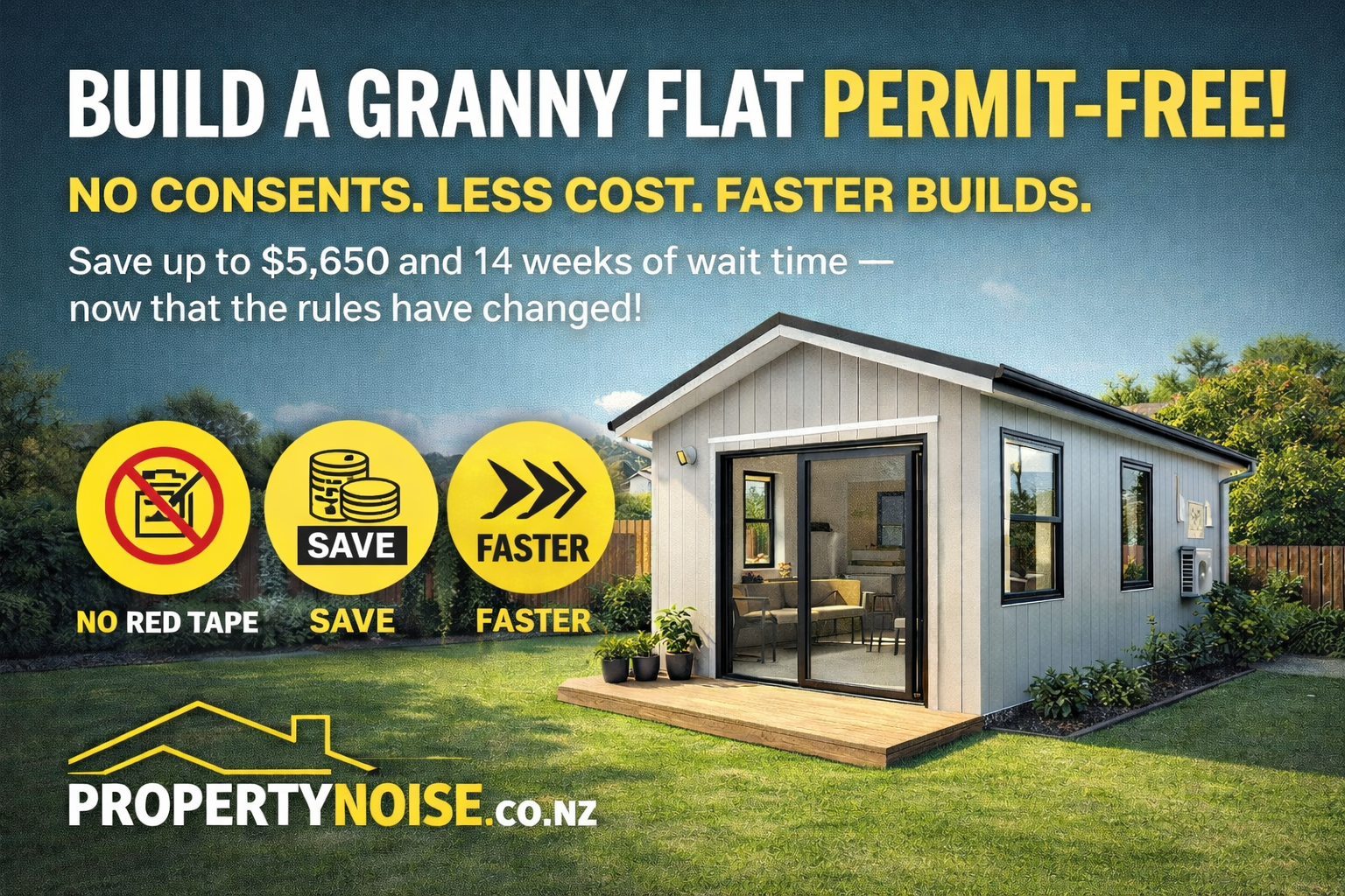 Granny Flats Go Consent-Free