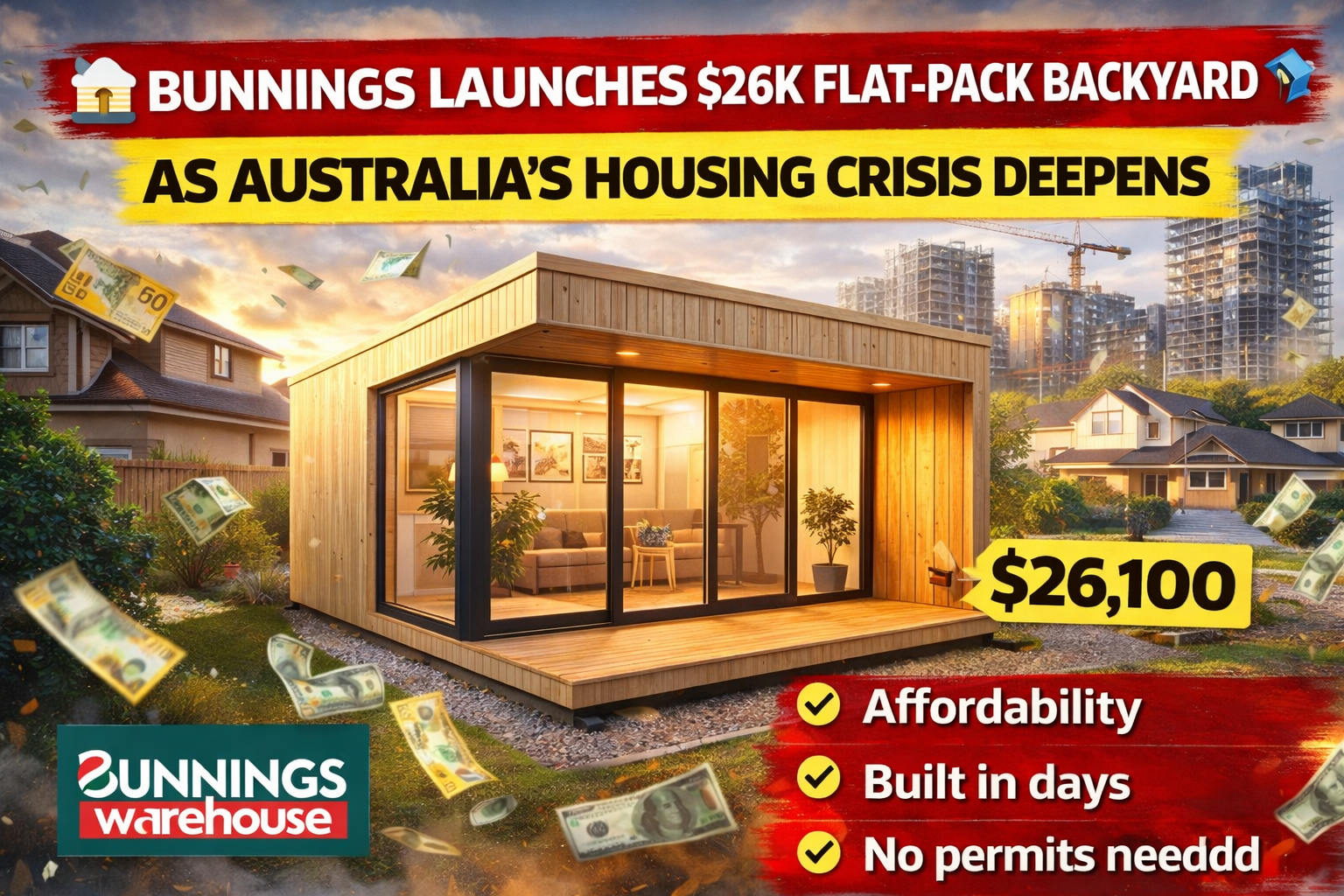 flat-pack backyard pods