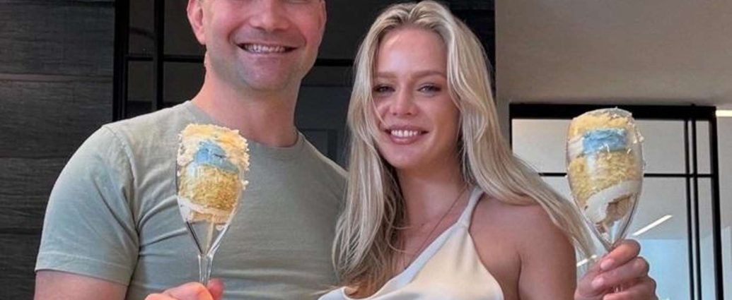 Matthew Horncastle with his partner Hannah Bungay