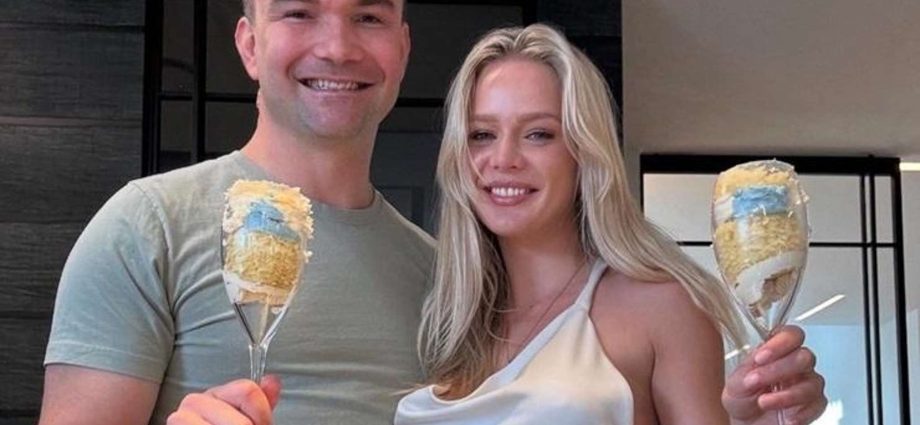 Matthew Horncastle with his partner Hannah Bungay