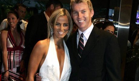 Brett Lee and wife Lana Anderson