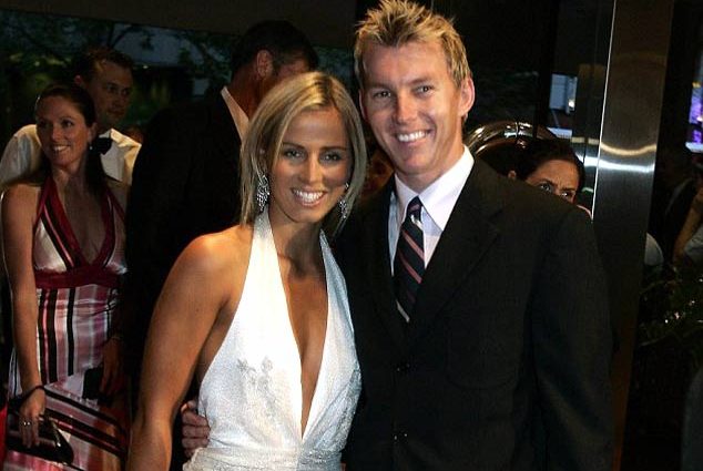 Brett Lee and wife Lana Anderson