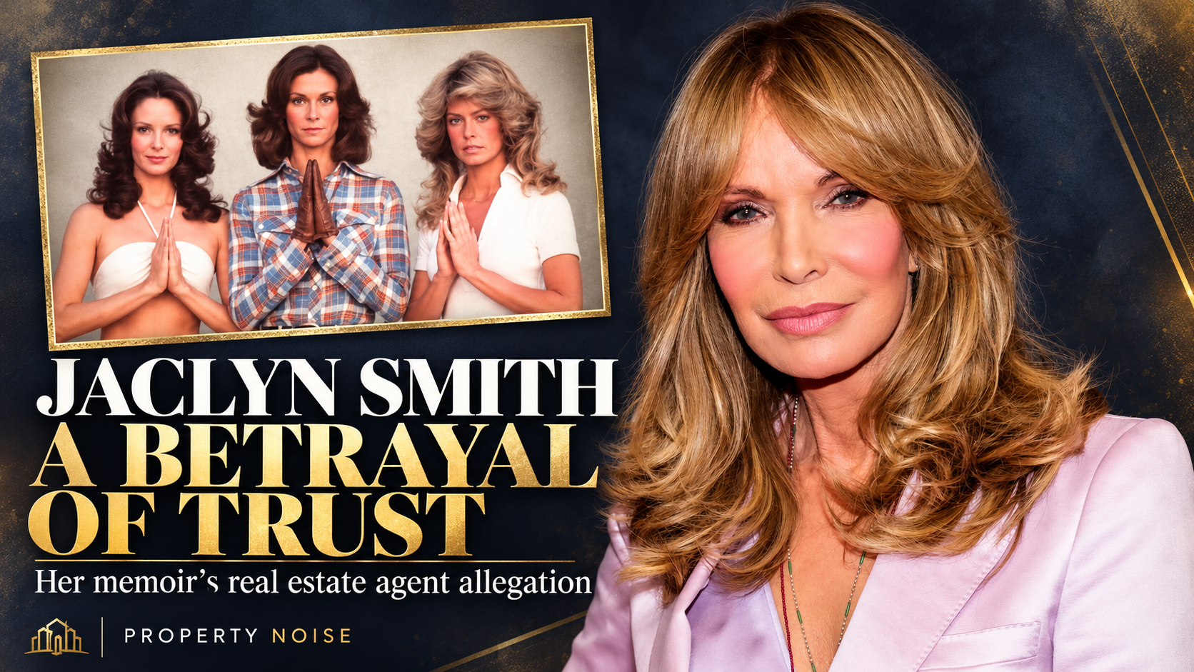 Jaclyn Smith editorial portrait collage