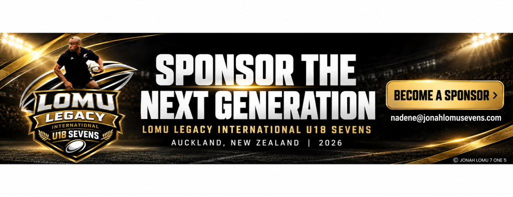 Jonah Lomu legacy sponsorship banner