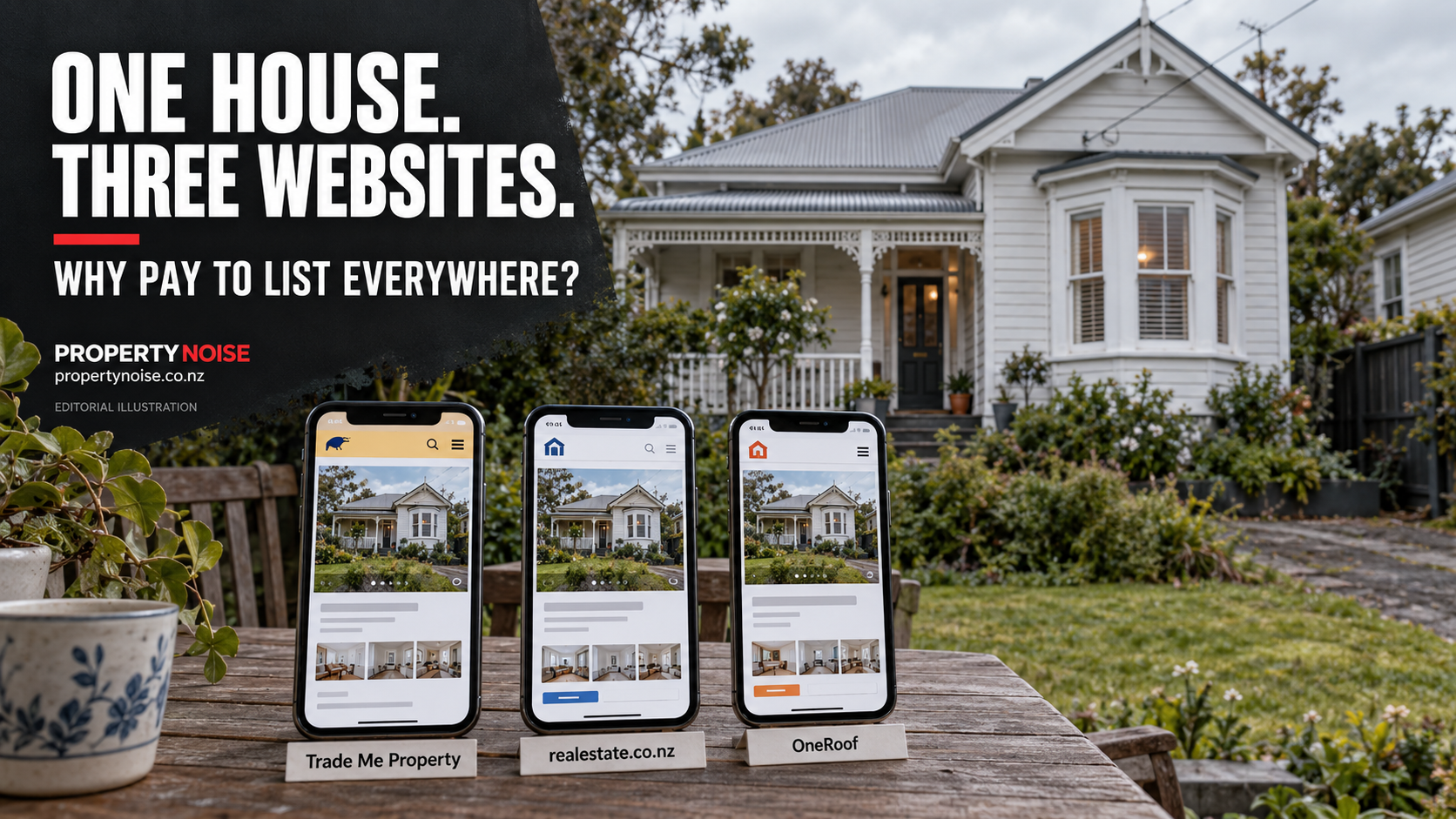 One House, Three Property Listings